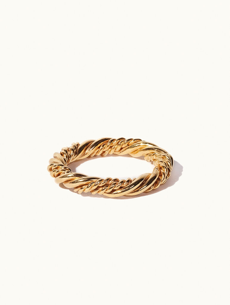 Aurious Gold Through Thick & Thin Wreath Ring