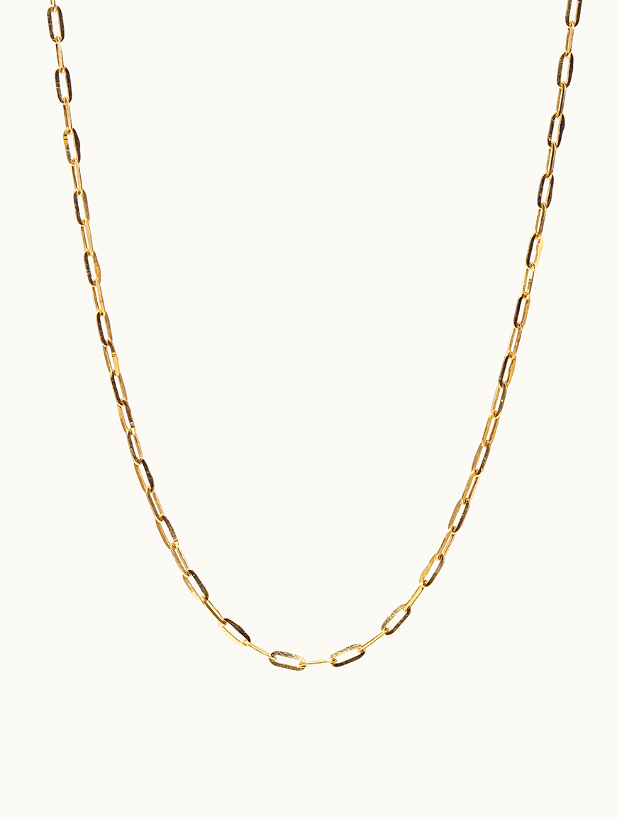 Sleek Paperclip Necklace