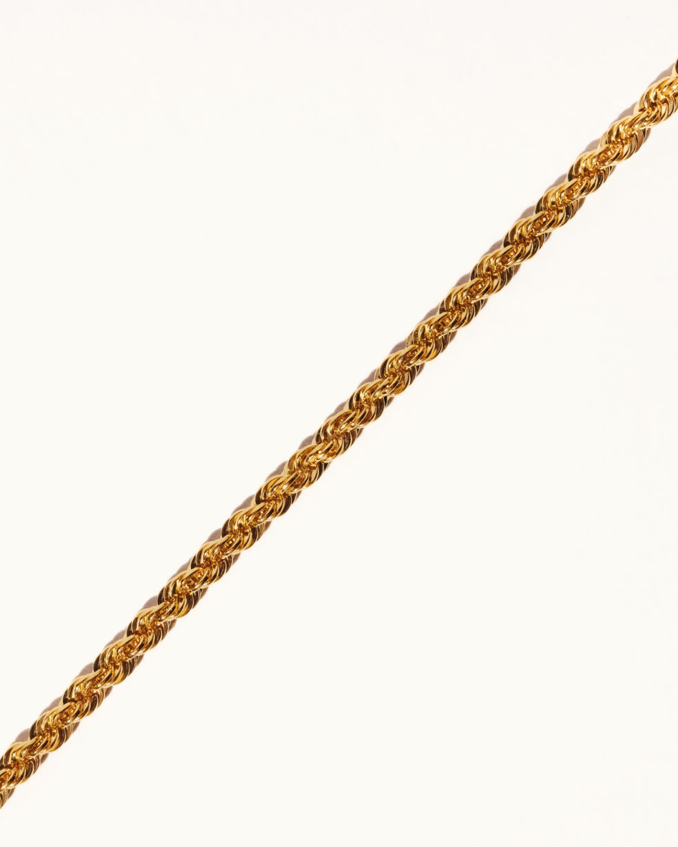 Rope Chain Bracelet, Twist Chain Bracelet, Solid Gold Bracelet, 916 Gold Bracelet, 22k Gold Bracelet, 22k Gold Jewellery, 22k Solid Gold, 916 Solid Gold, 22k Gold Chain, Solid Gold Jewellery, Minimalist Gold Jewellery, Emas 916
