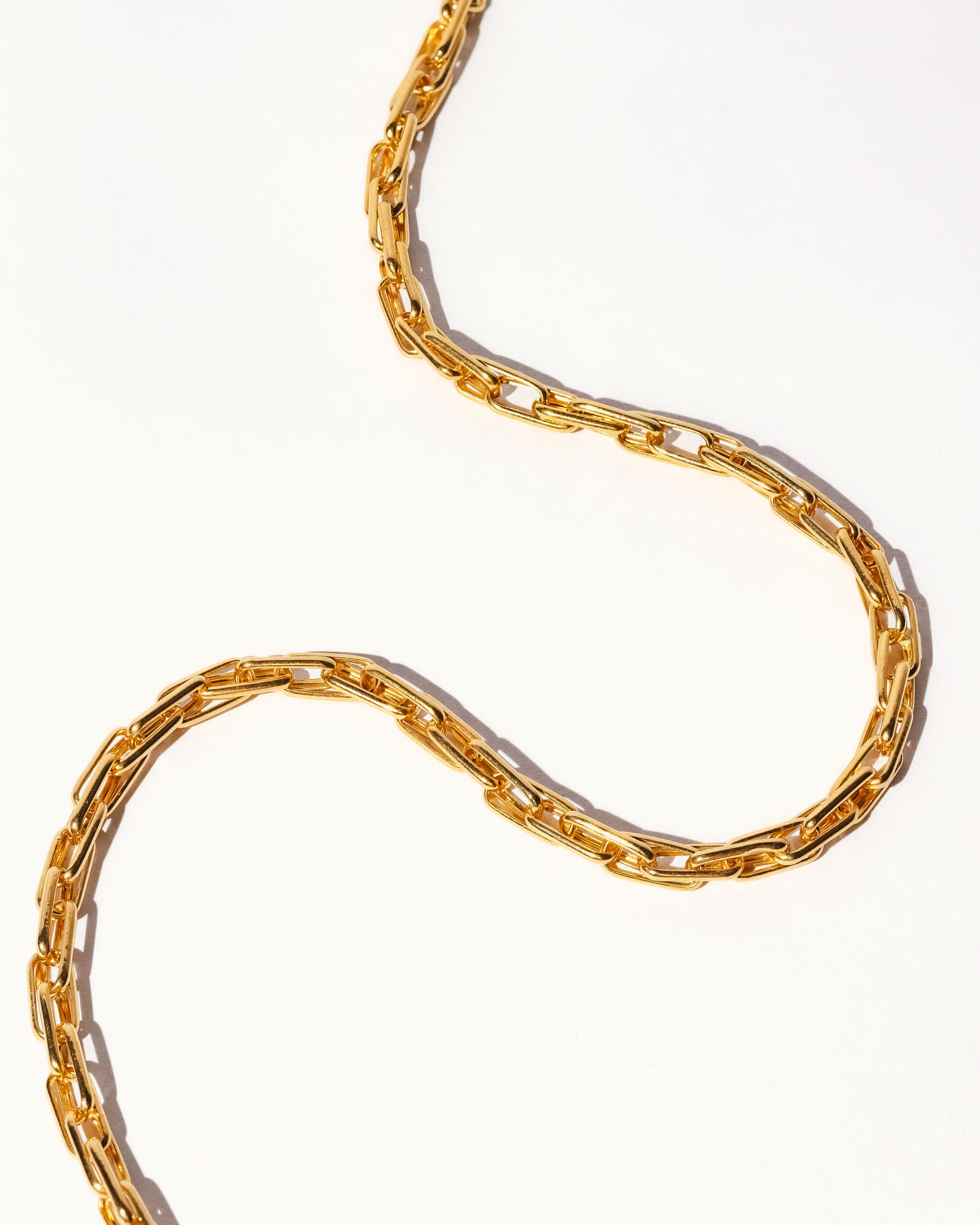 Small Linked Gold & Silver Circle Necklace | Lila Clare Jewelry