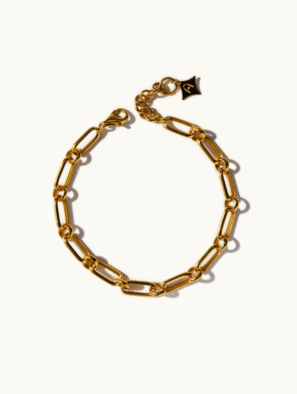 Sleek Round Paperclip Bracelet